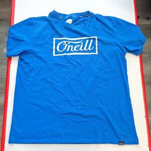 O'Neill T-shirt men's size XL blue with graphic design short sleeve